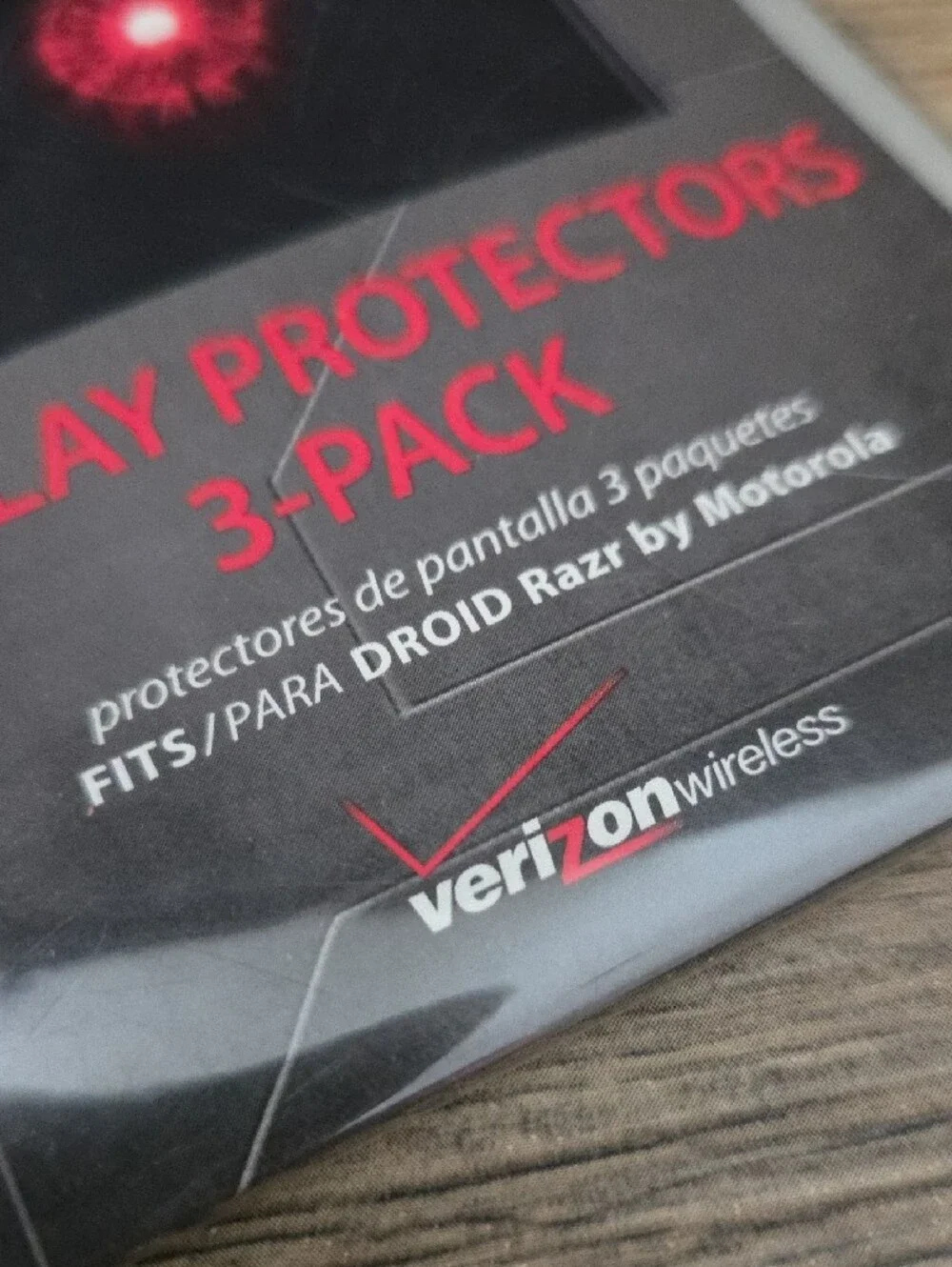 Motorola Droid Razr Screen Protectors 3-Pack